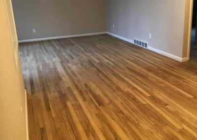 a floor in need of refinishing