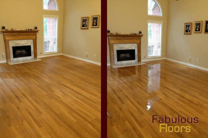 Hardwood floor resurfacing in Pikesville, MD